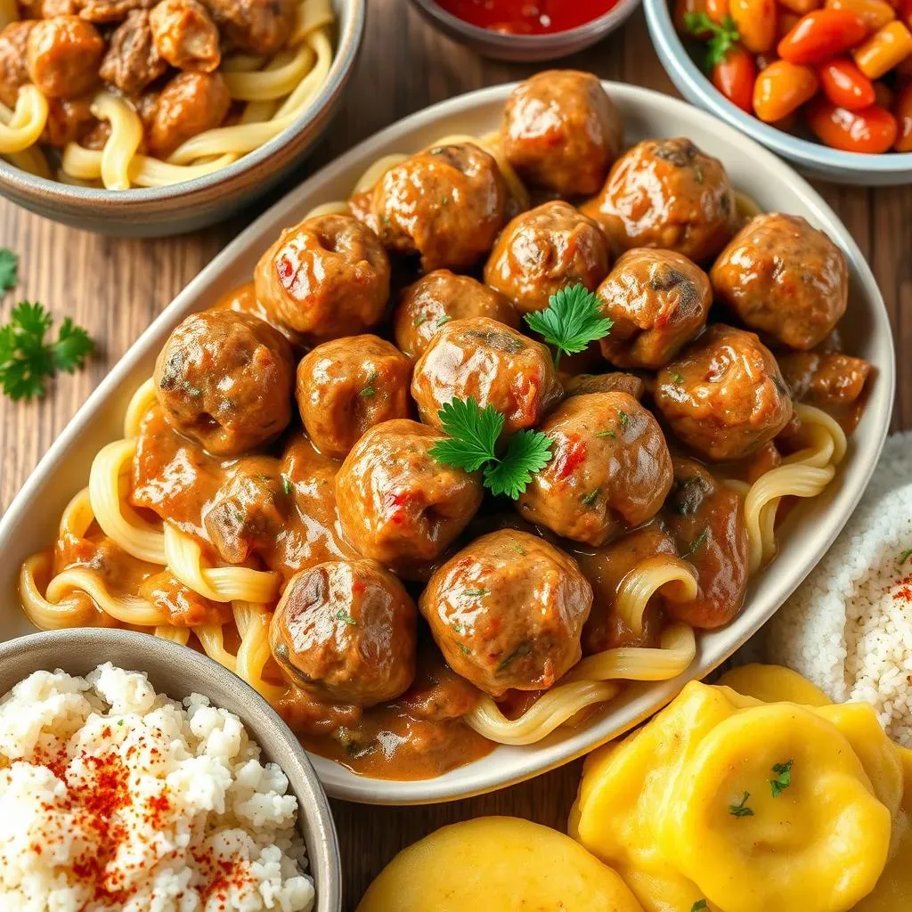 Variations and Serving Suggestions for Your Beef Stroganoff Meatballs Recipe