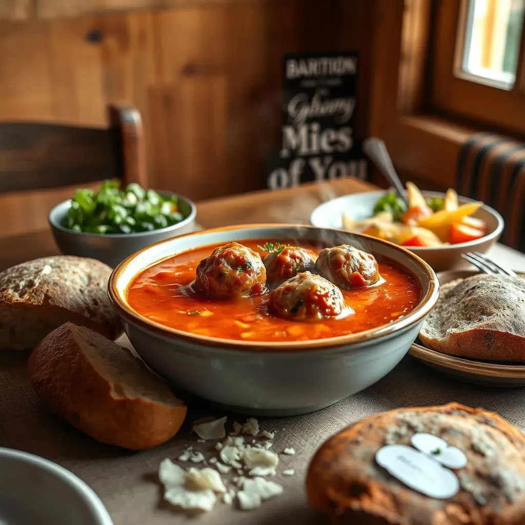 Variations and Serving Suggestions for Your Italian Meatball Soup