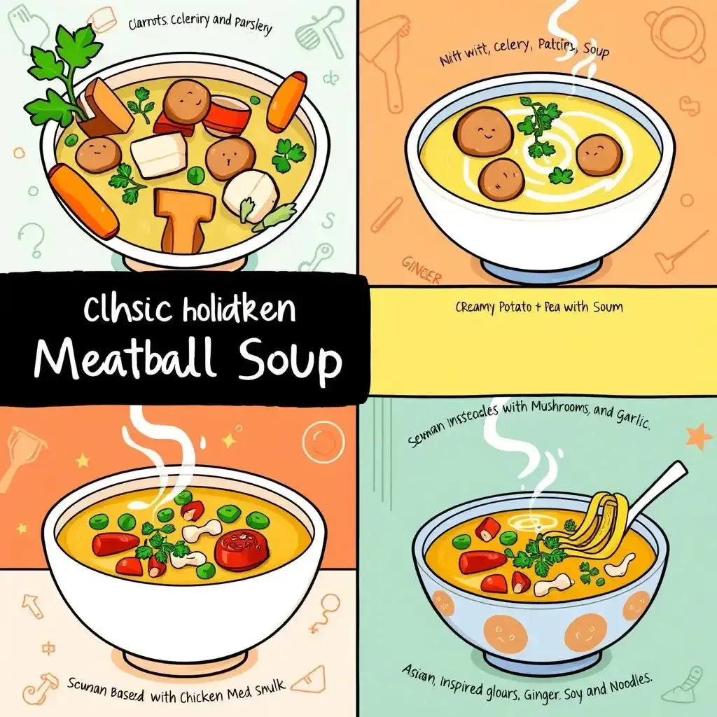 Variations On A Theme Exploring Different Chicken Meatball Soup Recipes