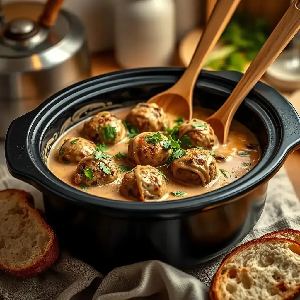 Vegan Meatball Slow Cooker Mastering The Sauce