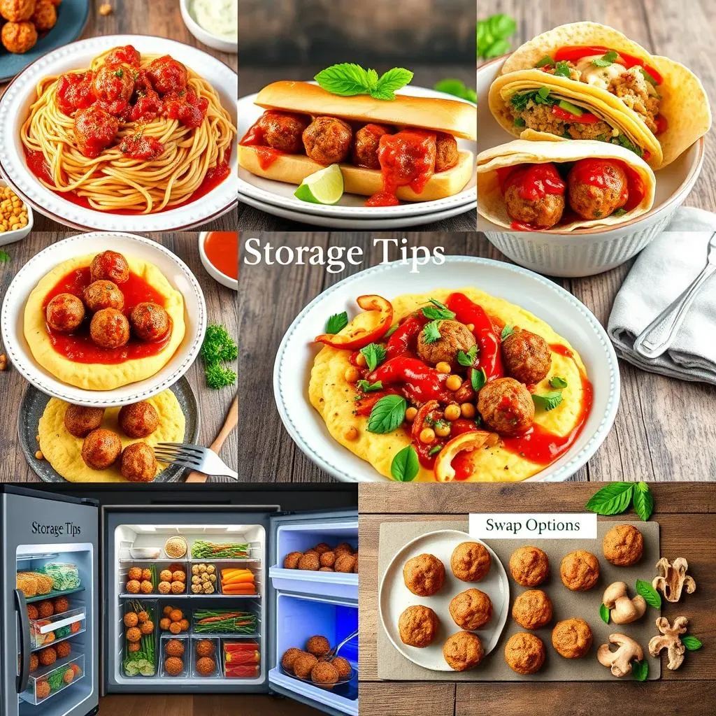 Vegan Meatballs Recipe: Serving, Storing, and Swaps