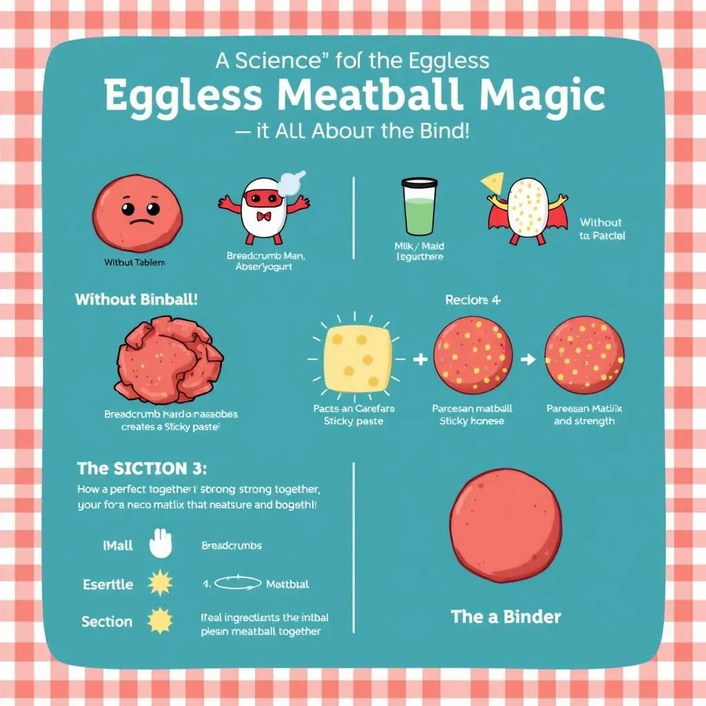 What Makes Eggless Meatballs Stick Together?