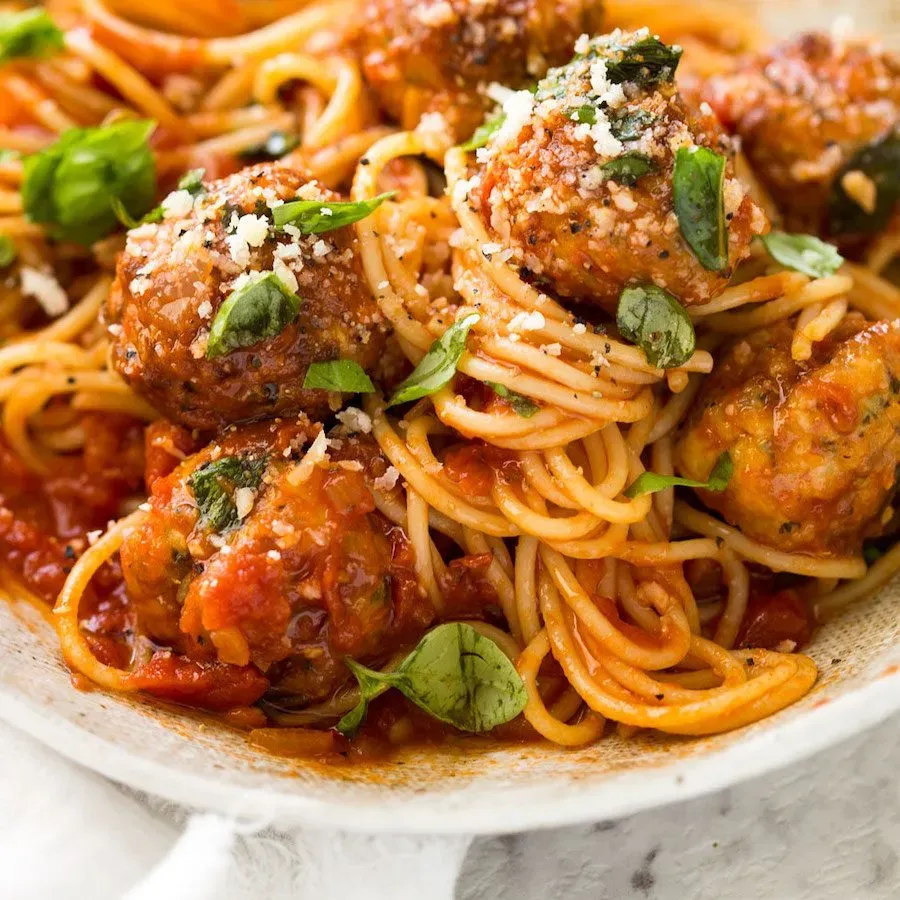 Why Make Spaghetti and Chicken Meatballs Indian Style?