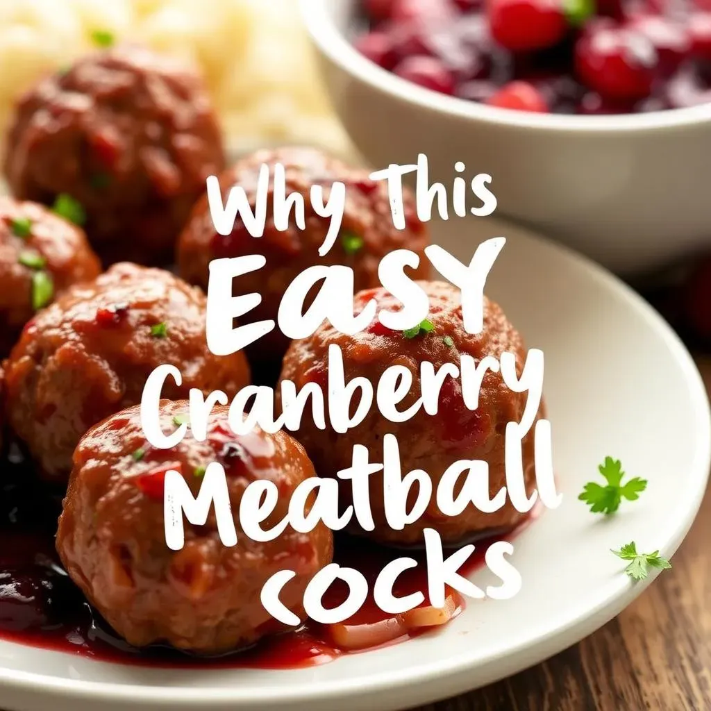 Why This Easy Cranberry Meatball Recipe Rocks