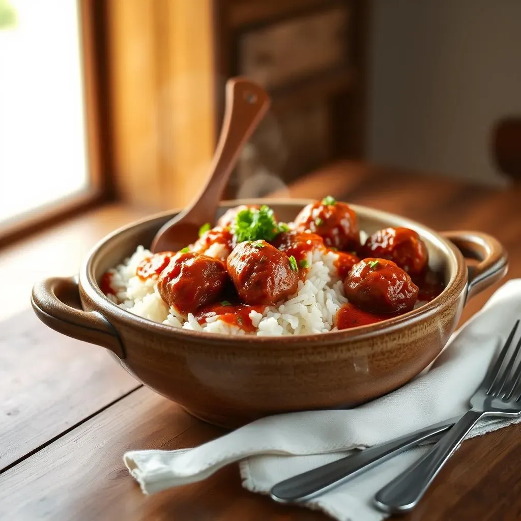Why This Easy Meatball and Rice Recipe Will Become Your New GoTo