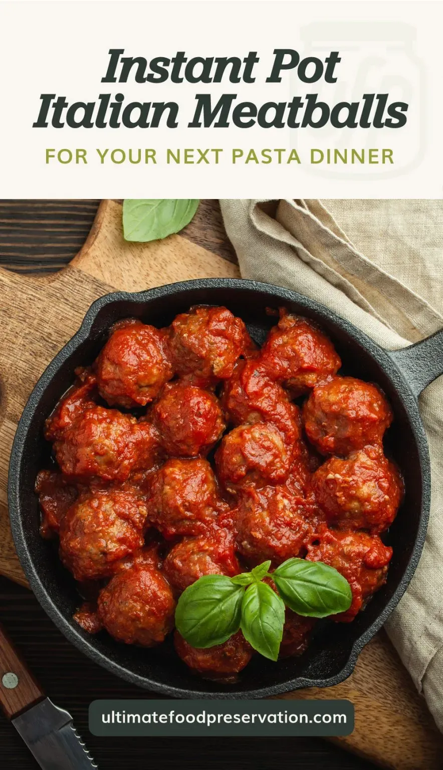 Why Use Your Instant Pot for Italian Meatball Recipes?